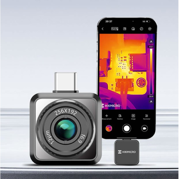 Câmera Térmica Mini2Plus V2 HIKMICRO com Foco Manual para iOS e Android