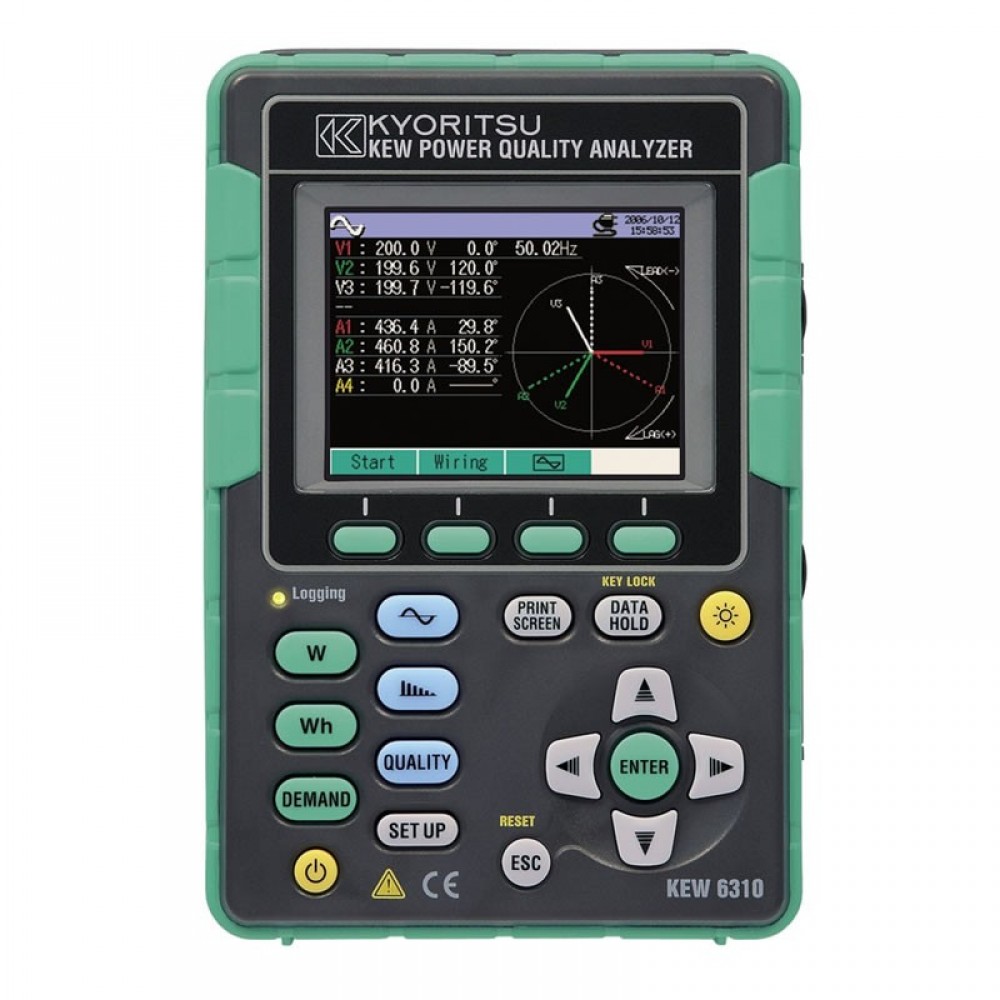 Analisador de Qualidade de Energia Kyoritsu 6315