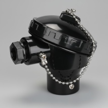Cabeçote para termopar de Baquelite (Preto)