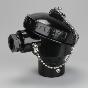 Cabeçote para termopar de Baquelite (Preto)