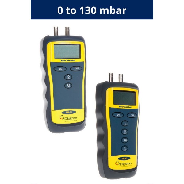 Digitron PM-20 - Medidor de Pressão Digital de 0 a 130 mbar Digitron PM-20 - Medidor de Pressão Digital de 0 a 130 mbar