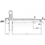 Poço Termométrico com flange Poço Termométrico com flange