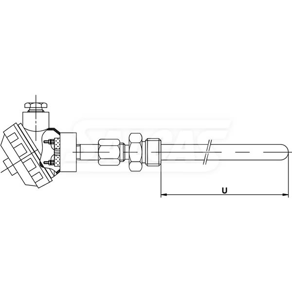 Termopar Isolação Mineral TM-224 Salcas Termopar Isolação Mineral TM-224 Salcas
