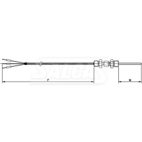 Termoresistência PT100 TR303 Salcas