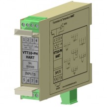 Transmissor de Temperatura | VTT10-P | 4 a 20mA + HART - PROFIBUS PA | Trilho DIN