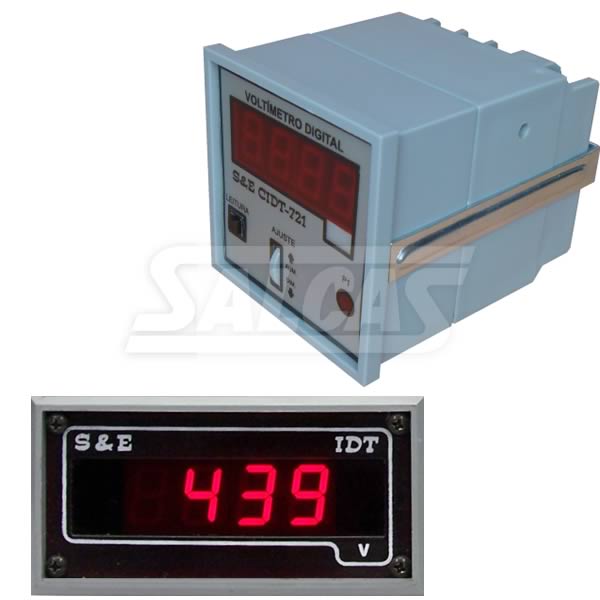 Voltímetro Digital Linha IDT